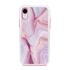 Guard Dog Pink Hybrid Cases for iPhone XR , Pink Marble, White/Pink Silicone
