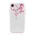Guard Dog Pink Hybrid Cases for iPhone XR , Pink Cherry Blossom, White/Pink Silicone
