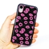 Guard Dog Pink Hybrid Cases for iPhone XR , Pink Lipstick, Black/Pink Silicone
