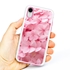 Guard Dog Pink Hybrid Cases for iPhone XR , Soft Pink Flower Petals, White/Pink Silicone
