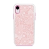 Guard Dog Pink Hybrid Cases for iPhone XR , Dusty Rose Pink Lace, White/Pink Silicone
