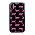 Guard Dog Pink Hybrid Cases for iPhone XS Max , Pink Catitude, Black/Pink Silicone
