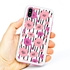 Guard Dog Pink Hybrid Cases for iPhone XS Max , Pink Poppy Flowers, White/Pink Silicone
