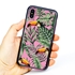 Guard Dog Pink Hybrid Cases for iPhone XS Max , Tropical Toucan on Pink, Black/Pink Silicone

