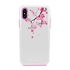 Guard Dog Pink Hybrid Cases for iPhone XS Max , Pink Cherry Blossom, White/Pink Silicone
