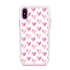 Guard Dog Pink Hybrid Cases for iPhone XS Max , Pink Sweet Hearts, White/Pink Silicone
