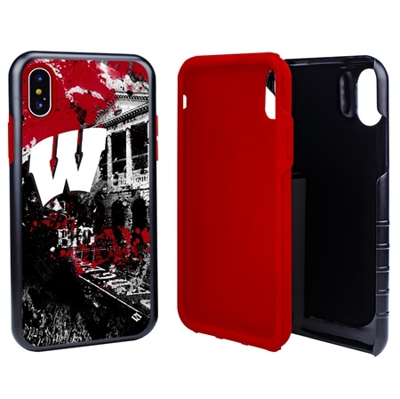 Wisconsin Badgers PD Spirit Hybrid Case for iPhone XS Max
