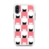Guard Dog Checkerboard Kitties Hybrid Phone Case for iPhone X / XS 
