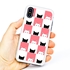 Guard Dog Checkerboard Kitties Hybrid Phone Case for iPhone X / XS 
