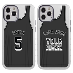 
Personalized Basketball Jersey Case for iPhone 12 Pro Max (White Case)