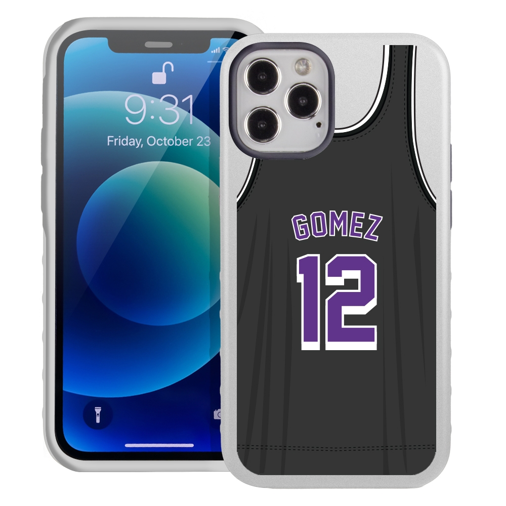 Personalized Basketball Jersey Case For Iphone 12 Pro Max White Case Mobilemars