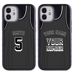 
Personalized Basketball Jersey Case for iPhone 12 Mini (Black Case)