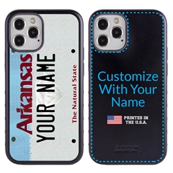 
Personalized License Plate Case for iPhone 12 / 12 Pro – Hybrid Arkansas
