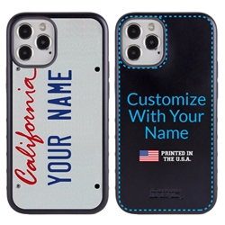 
Personalized License Plate Case for iPhone 12 / 12 Pro – Hybrid California
