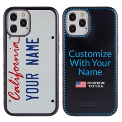 
Personalized License Plate Case for iPhone 12 / 12 Pro – Hybrid California