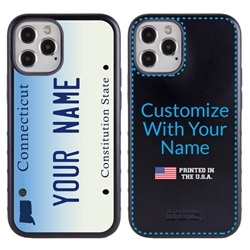
Personalized License Plate Case for iPhone 12 / 12 Pro – Hybrid Connecticut