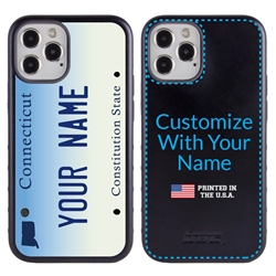 
Personalized License Plate Case for iPhone 12 / 12 Pro – Hybrid Connecticut