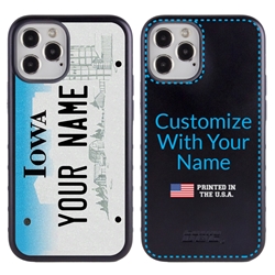 
Personalized License Plate Case for iPhone 12 / 12 Pro – Hybrid Iowa