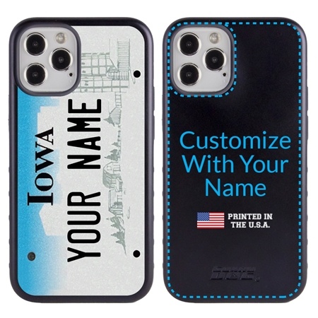 Personalized License Plate Case for iPhone 12 / 12 Pro – Hybrid Iowa
