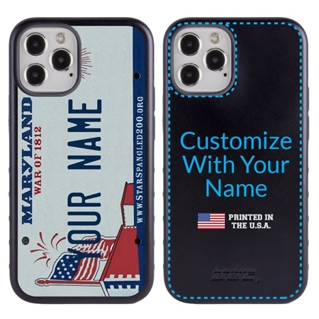 Personalized License Plate Case for iPhone 12 / 12 Pro – Hybrid Maryland
