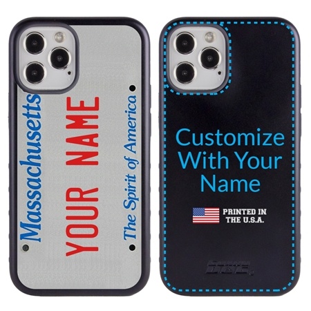 Personalized License Plate Case for iPhone 12 / 12 Pro – Massachusetts
