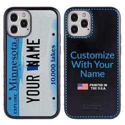 
Personalized License Plate Case for iPhone 12 / 12 Pro – Hybrid Minnesota