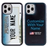 Personalized License Plate Case for iPhone 12 / 12 Pro – Hybrid Montana
