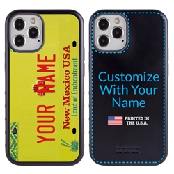 
Personalized License Plate Case for iPhone 12 / 12 Pro – Hybrid New Mexico