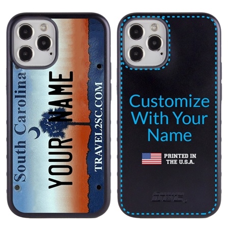 Personalized License Plate Case for iPhone 12 / 12 Pro – Hybrid South Carolina
