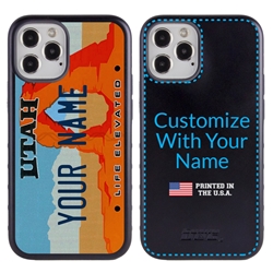 
Personalized License Plate Case for iPhone 12 / 12 Pro – Hybrid Utah
