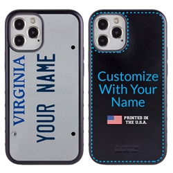 
Personalized License Plate Case for iPhone 12 / 12 Pro – Hybrid Virginia