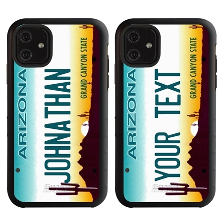 Personalized License Plate Case for iPhone 11 – Hybrid Arizona
