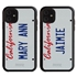 Personalized License Plate Case for iPhone 11 – Hybrid California
