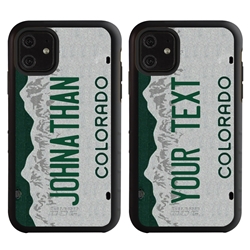 
Personalized License Plate Case for iPhone 11 – Colorado