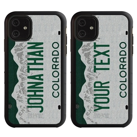 Personalized License Plate Case for iPhone 11 – Colorado
