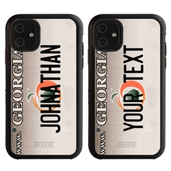 
Personalized License Plate Case for iPhone 11 – Hybrid Georgia