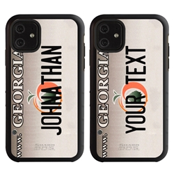 
Personalized License Plate Case for iPhone 11 – Hybrid Georgia