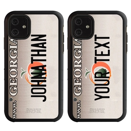 Personalized License Plate Case for iPhone 11 – Georgia
