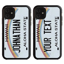 
Personalized License Plate Case for iPhone 11 – Hybrid Hawaii