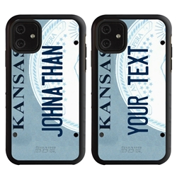 
Personalized License Plate Case for iPhone 11 – Hybrid Kansas