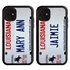 Personalized License Plate Case for iPhone 11 – Hybrid Louisiana
