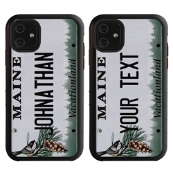 
Personalized License Plate Case for iPhone 11 – Maine