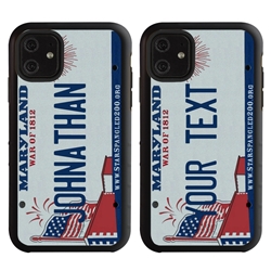 
Personalized License Plate Case for iPhone 11 – Hybrid Maryland