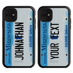 
Personalized License Plate Case for iPhone 11 – Hybrid Minnesota