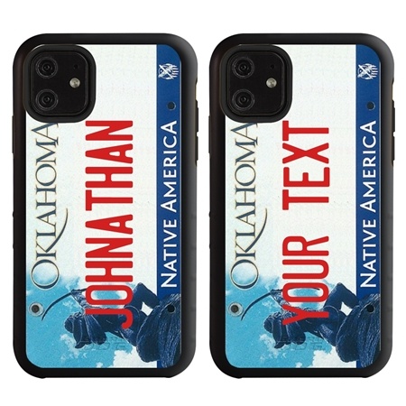 Personalized License Plate Case for iPhone 11 – Oklahoma
