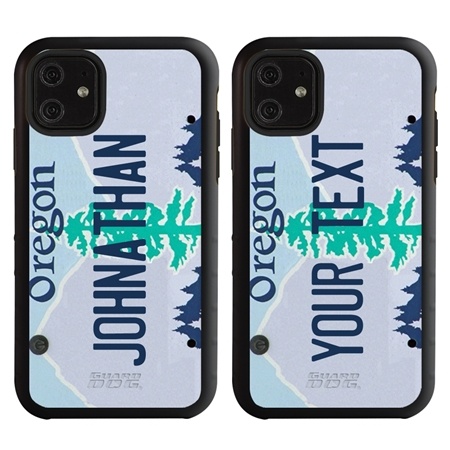 Personalized License Plate Case for iPhone 11 – Hybrid Oregon
