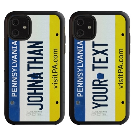 Personalized License Plate Case for iPhone 11 – Pennsylvania
