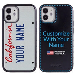 
Personalized License Plate Case for iPhone 12 Mini – Hybrid California