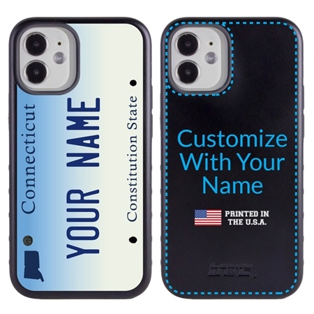 Personalized License Plate Case for iPhone 12 Mini – Connecticut

