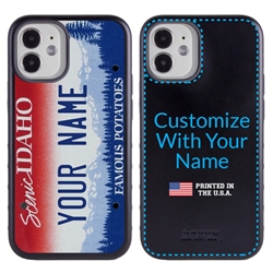 
Personalized License Plate Case for iPhone 12 Mini – Hybrid Idaho